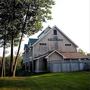 Village Candle Beachside Large Glass Apothecary Jar Scented Candle 2125 oz Light Blue