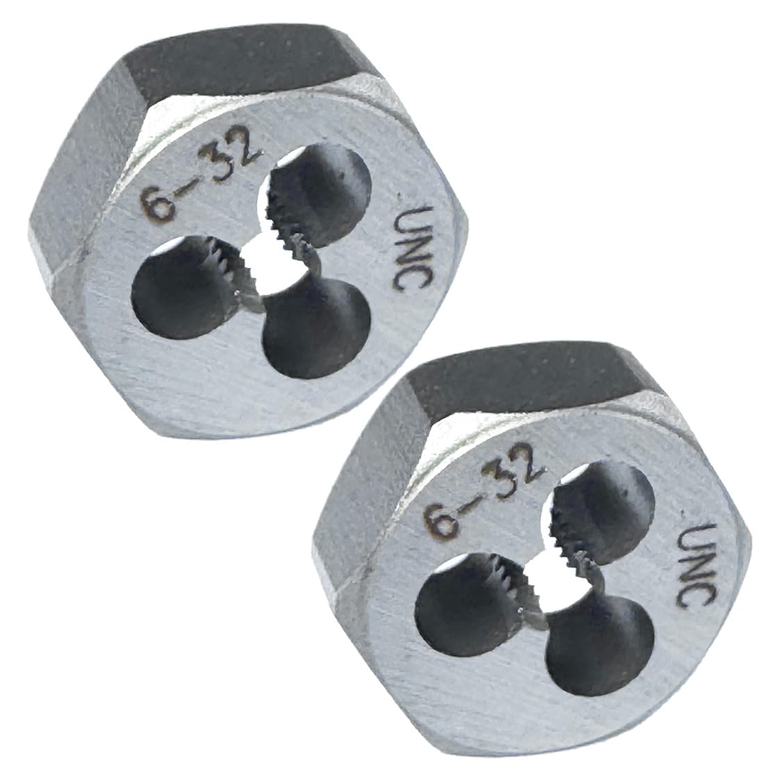 10-32 Hex Die 2 Pcs Right Hand Thread Repair Tool Alloy Steel Hexagonal Die for External Thread Cutting and Screw Thread Restoring in Metalworking and Machinery — Amazon image 10