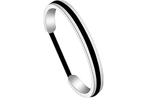 Zuo Bao Inspirational Message Cuff Bangle Hair Tie Bracelet