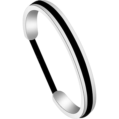 Zuo Bao Inspirational Message Cuff Bangle Hair Tie Bracelet