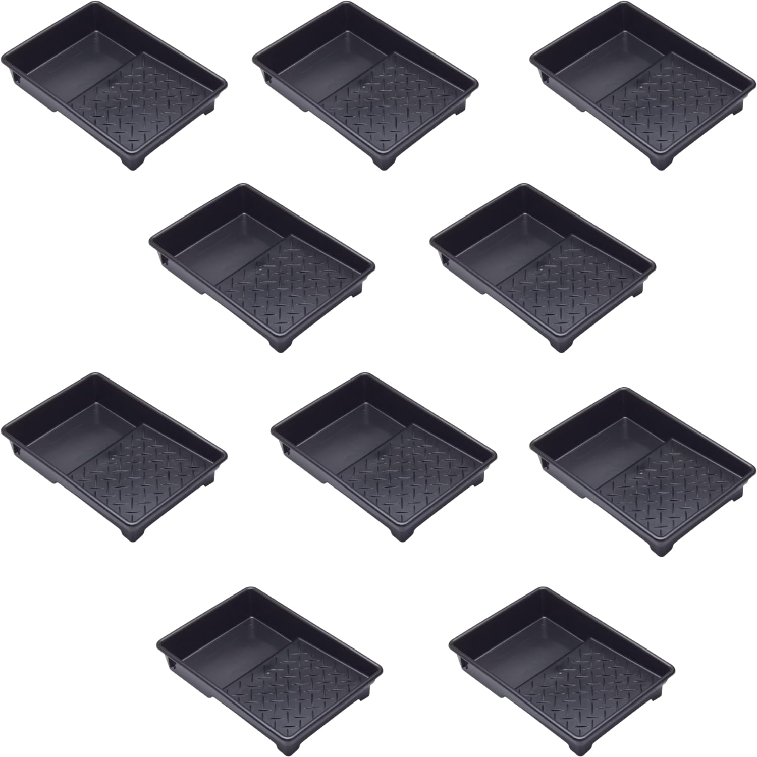 Superpetstoreuk247 Pack Of 10 9 Inch Professional Plastic Roller Trays Decorators Painting Paint Tray