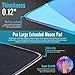 GDBT Large Gaming Mouse pad with Stitch Edges,Extended Mouse mat,Non-Slip Rubber Base,Waterproof Keyboard Pad,Desk Pad for Premium-Textured,3mm Thick Home Office Desk mat for Gamer,800x400,Graphic