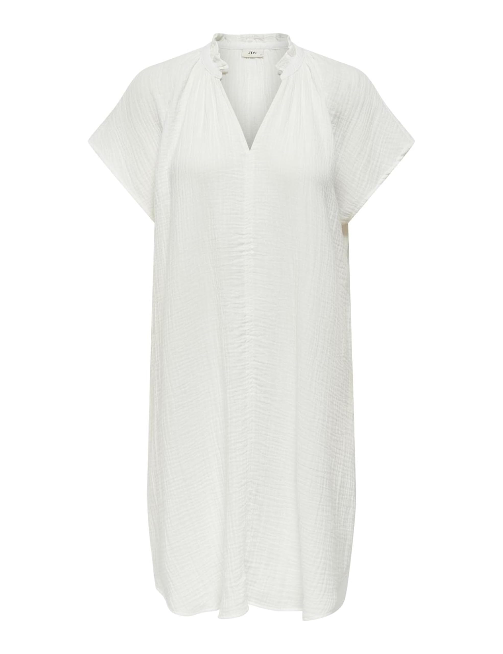 JdY Theis Life S/L V-Neck Dress WVN Dia, Cloud Dancer, XL