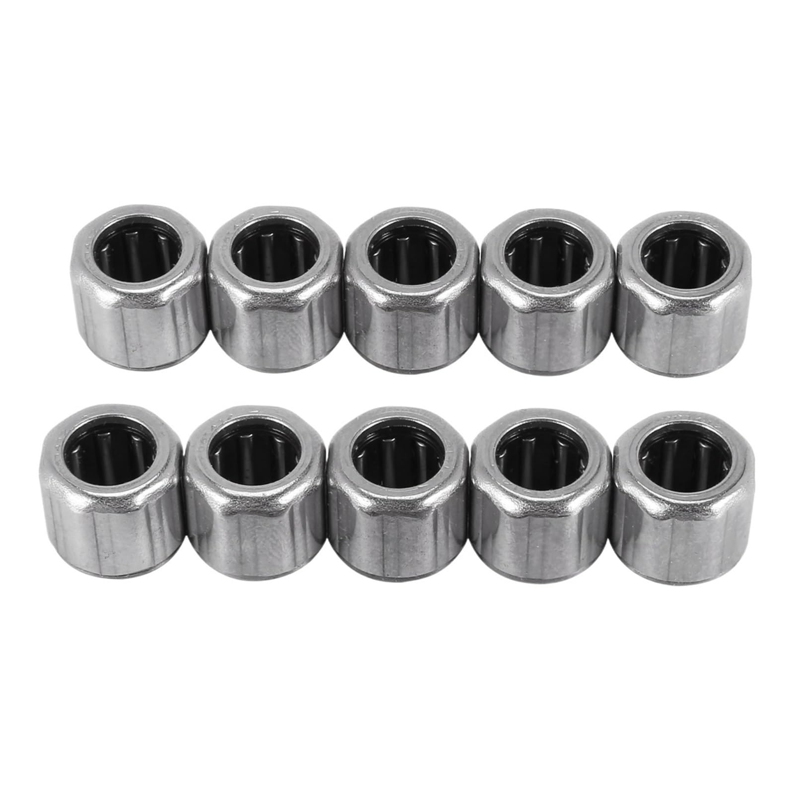 Escudo de sello bimetálico Rodamiento de ranura micro profunda 10 piezas HF081412 8X14X12 mm Rodamiento de agujas Anillo exterior Octágono Rodamiento de agujas unidireccional for la industria manufact