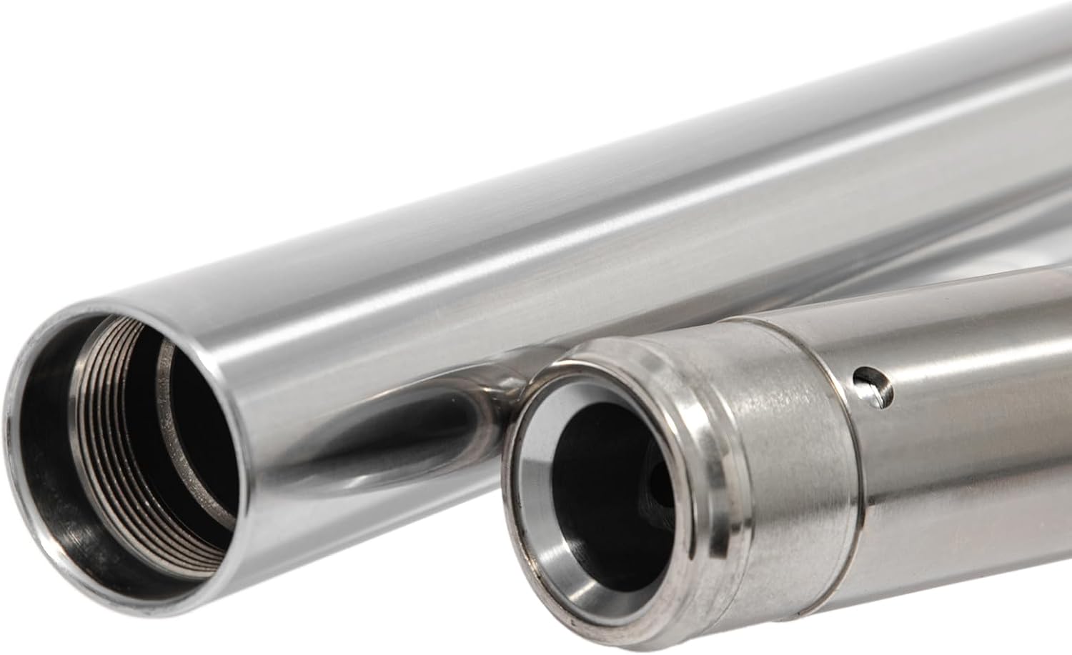 TOFR 39mm Fork Tubes +2" Length for Harley Sportser XL 883 1200 XL1200N Forty-Eight Seventy-Two Superlow Iron 883 45395-09 46218-05 37Mn5 Steel