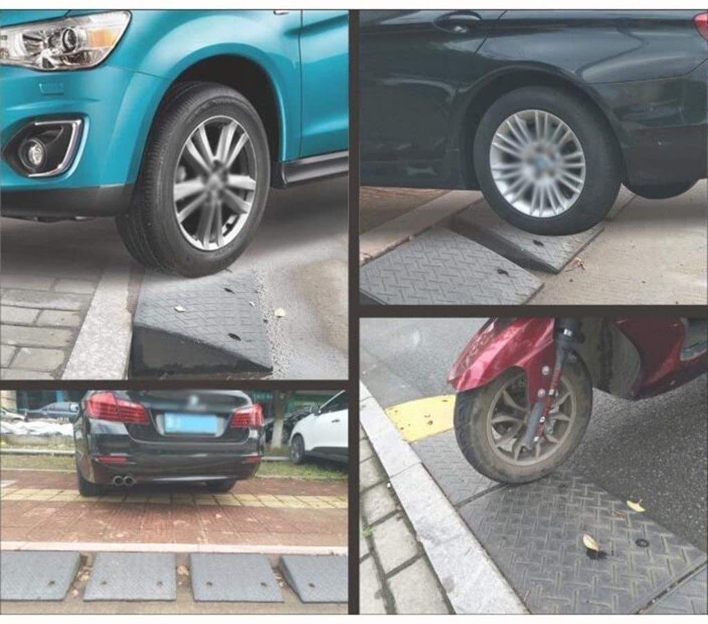 Rampas de estacionamiento, rampas para Scooter de Movilidad, rampas niveladoras para caravanas, rampas para Perros para Perros pequeños, rampas para automóviles Resistentes, Altura: 4CM