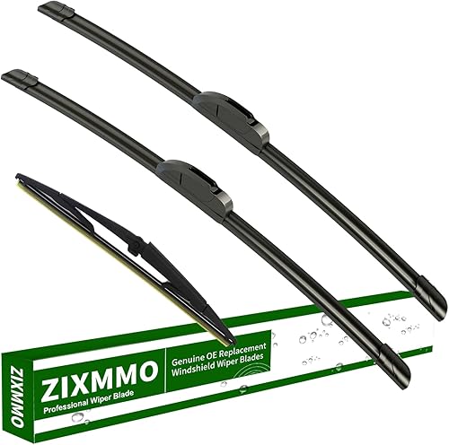 Limpiaparabrisas de 21 + 21 pulgadas con limpiaparabrisas trasero de 14 pulgadas de repuesto para Jeep Grand Cherokee 2005-2010, calidad original de