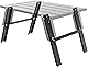 アルミ ロールテーブル(コンパクト) ブラック 専用延長脚 アウトドア 折りたたみ式 後付け キャンプ