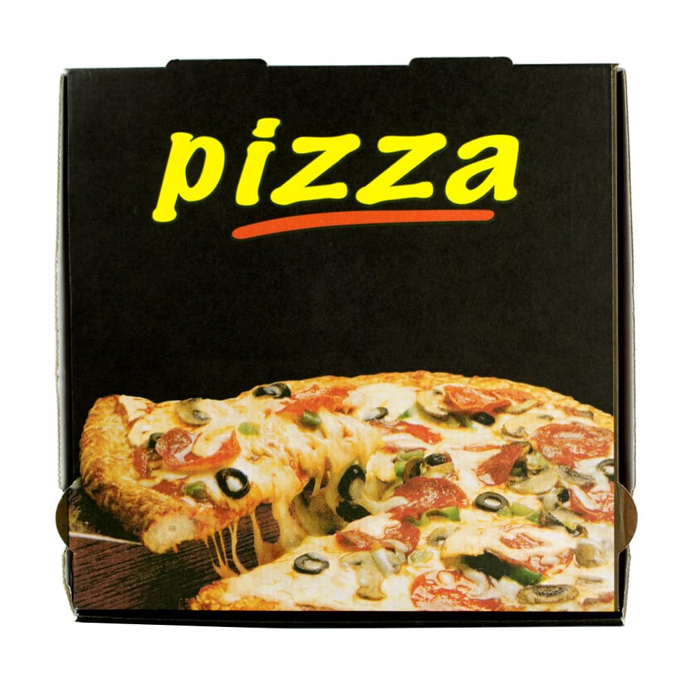 Générique Boite à Pizza - Black Box (26x26x3.5 cm)