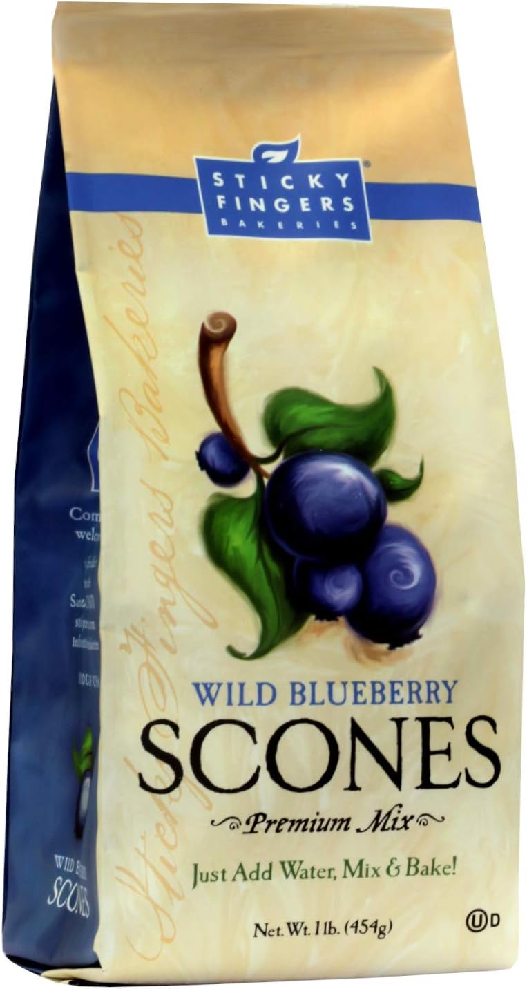 Sticky Fingers Wild Blueberry Scone Mix -Wild Blueberry-15 O