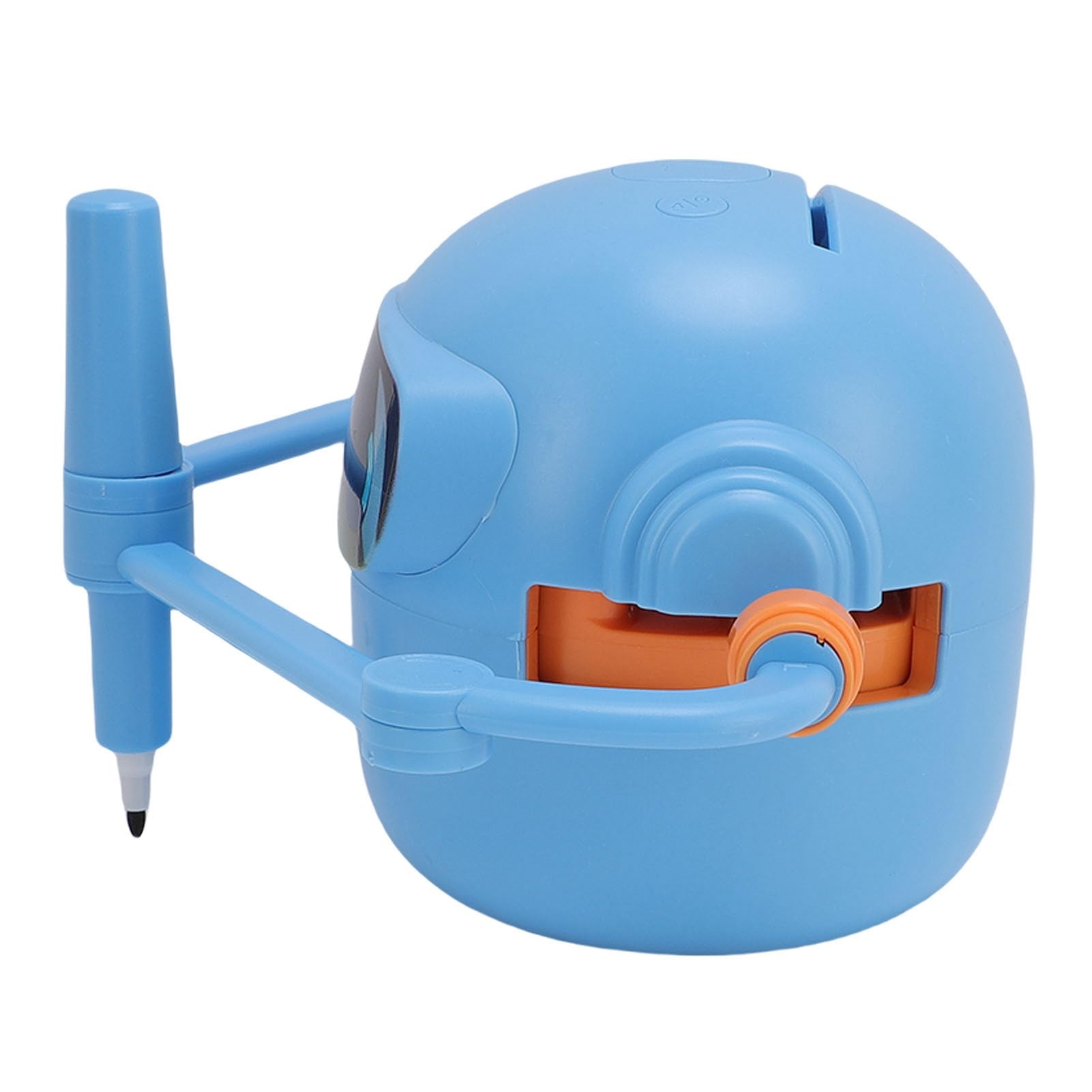 Cryfokt Robot de Dibujo para Niños, Robots de Dificultad Ajustable para Niños, Juguetes de Aprendizaje con 100 Tarjetas de Palabras, 12 Bolígrafos de Colores para Edades de 3 a 8 Años