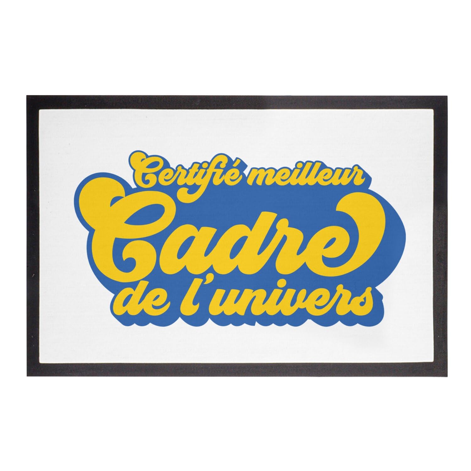 Paillasson Blanc Fabulous : Souriez Entre Collègues au Travail | 75x50cm