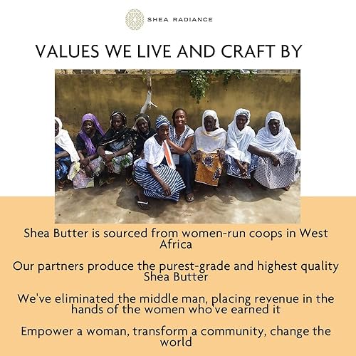 Miniatura 8 de Shea Radiance P.U.R.E Manteca de karité cruda, manteca corporal 100% natural y sin refinar, calma, suaviza y aumenta el colágeno, humedad de larga