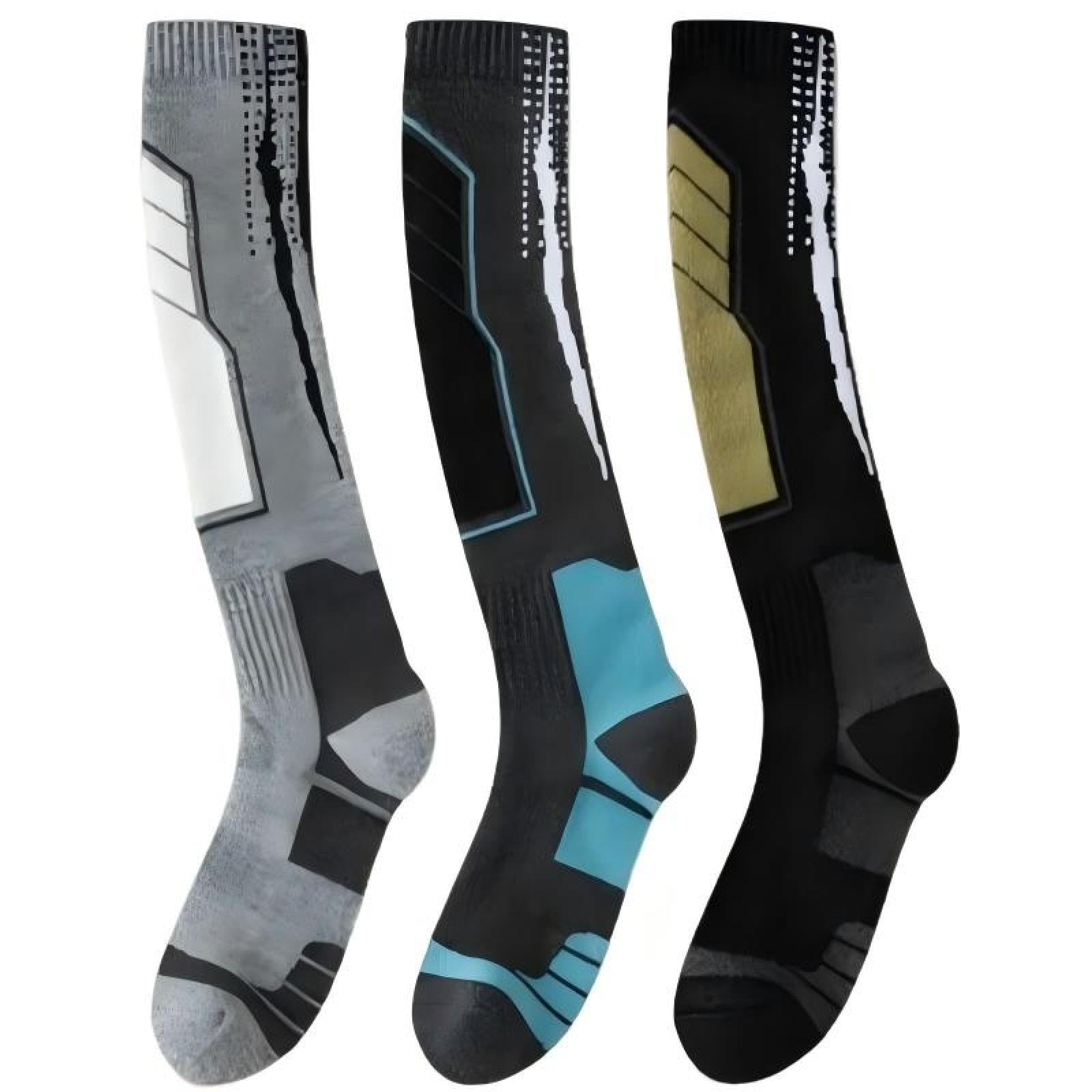 Calcetines Deportivos De Otoño E Invierno, Estudiantes Y Adultos, Calcetines De Compresión De Corte Alto Para Fitness Y Correr, Calcetines Largos Engrosados,,Gris Claro+Gris Oscuro+negro,Talla Única