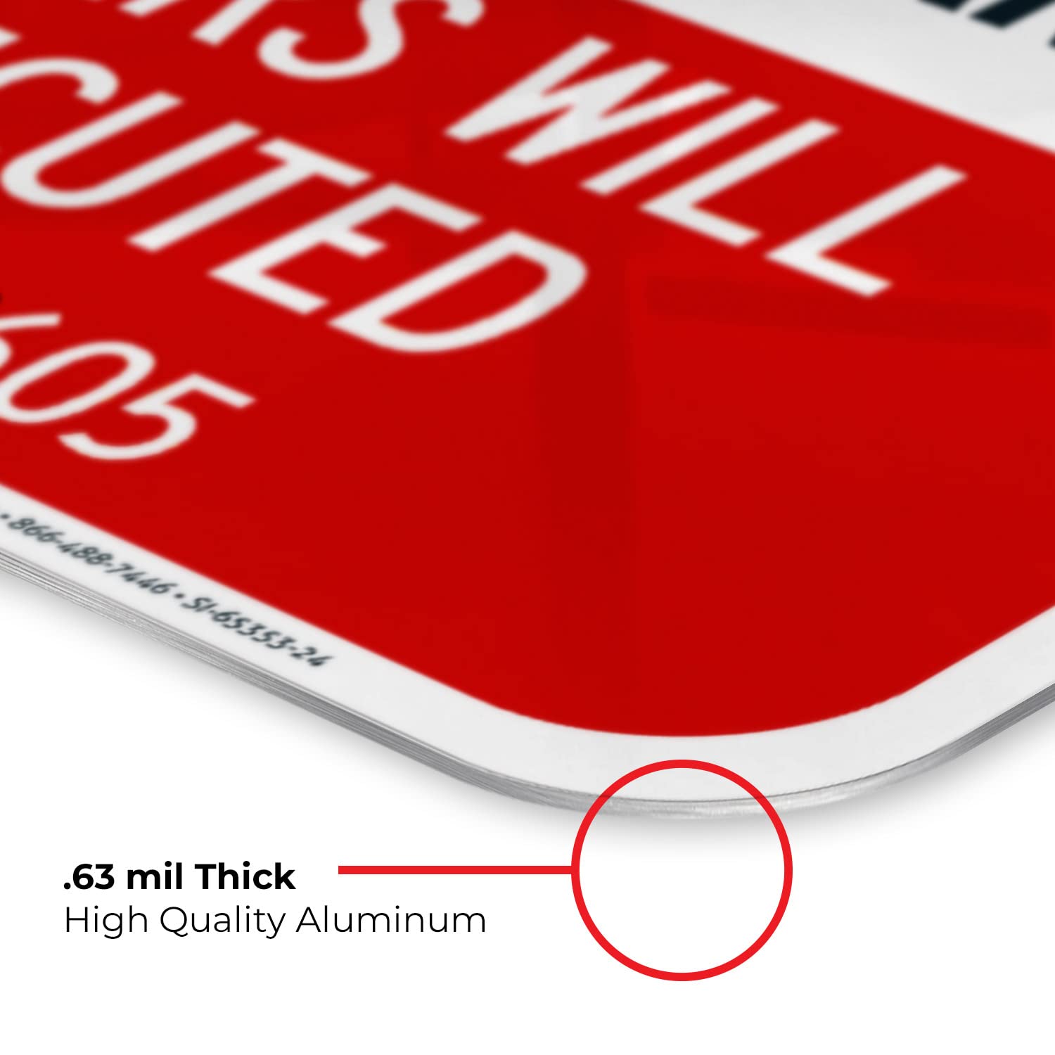 Minnesota This Property is Protected by Video Surveillance Trespassers Sign, 18x24 Inches, Rust Free .063 Aluminum, Fade Resistant, Made in USA