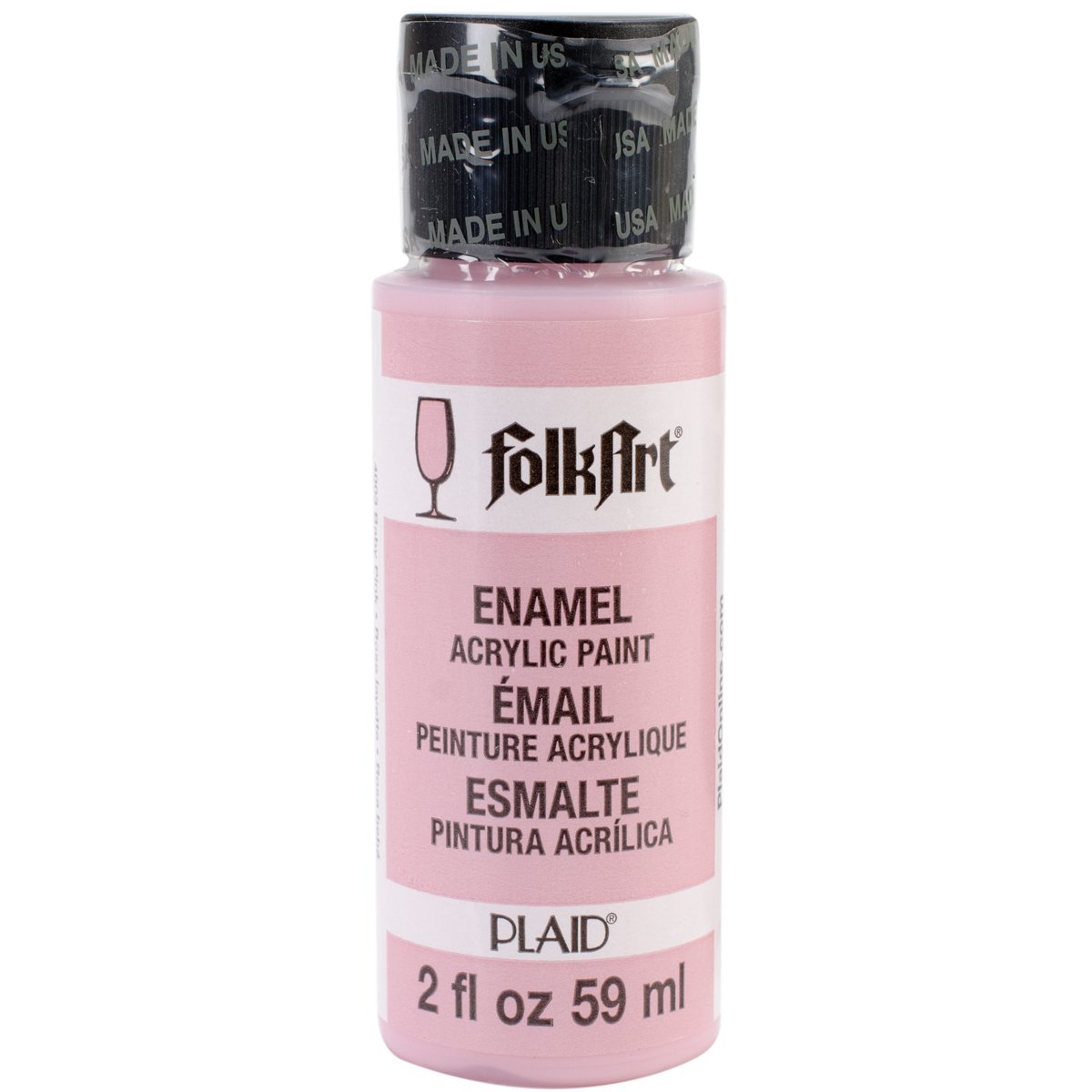 Folkart Enamel Gloss Acrylic Paints Baby Pink