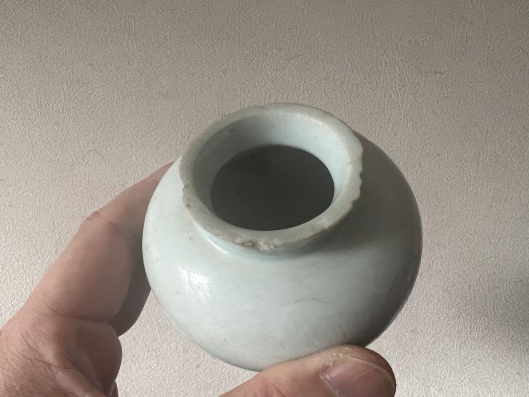 李朝 白磁 分院 官窯 小壺 骨董 古美術