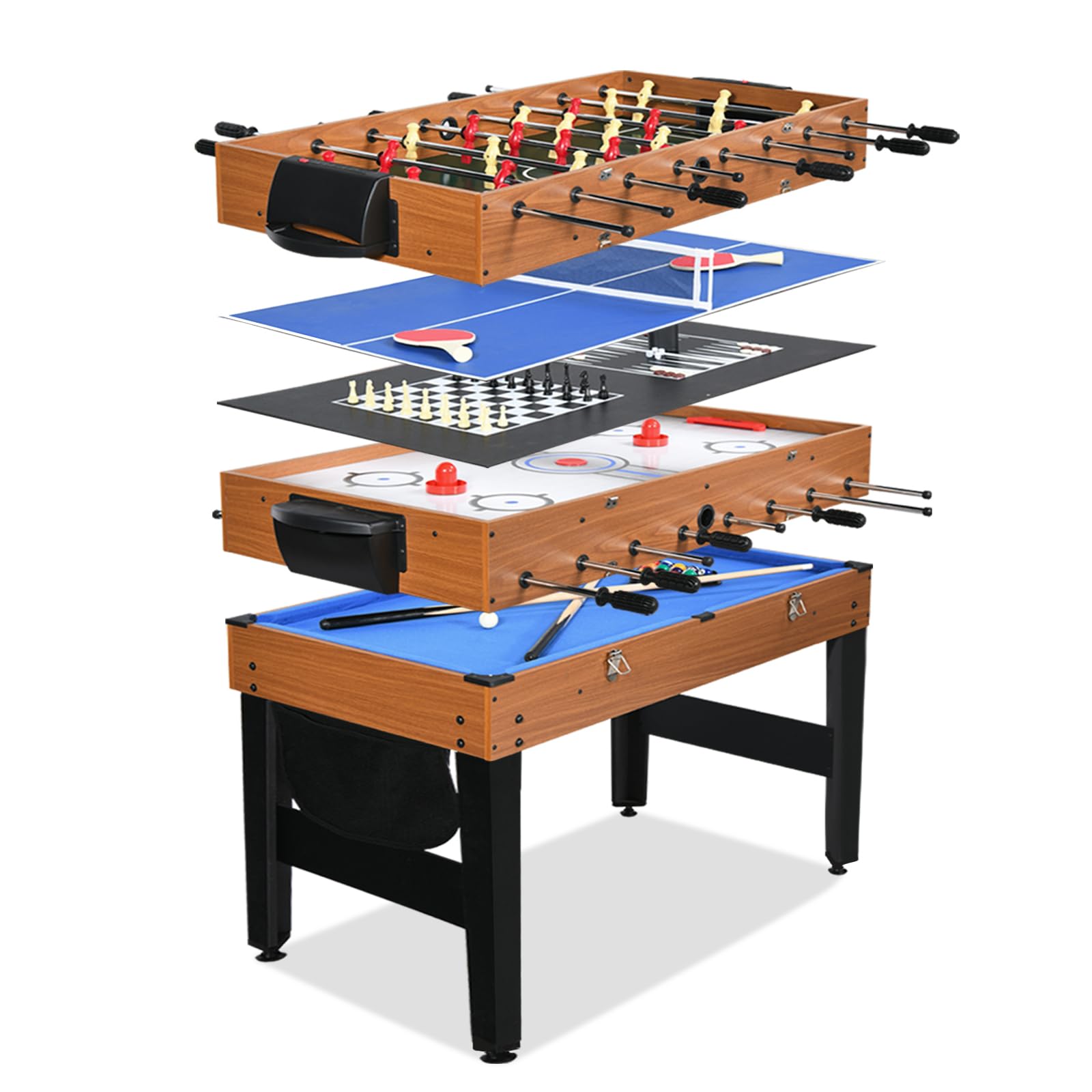 Amazon.com : REAHOISY 7-in-1 Multi Game Table, Full Size Combo