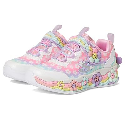 SKECHERS KIDS Flower Friends 303624L (Little Kid/Big Kid) Girls Shoes White/Multi
