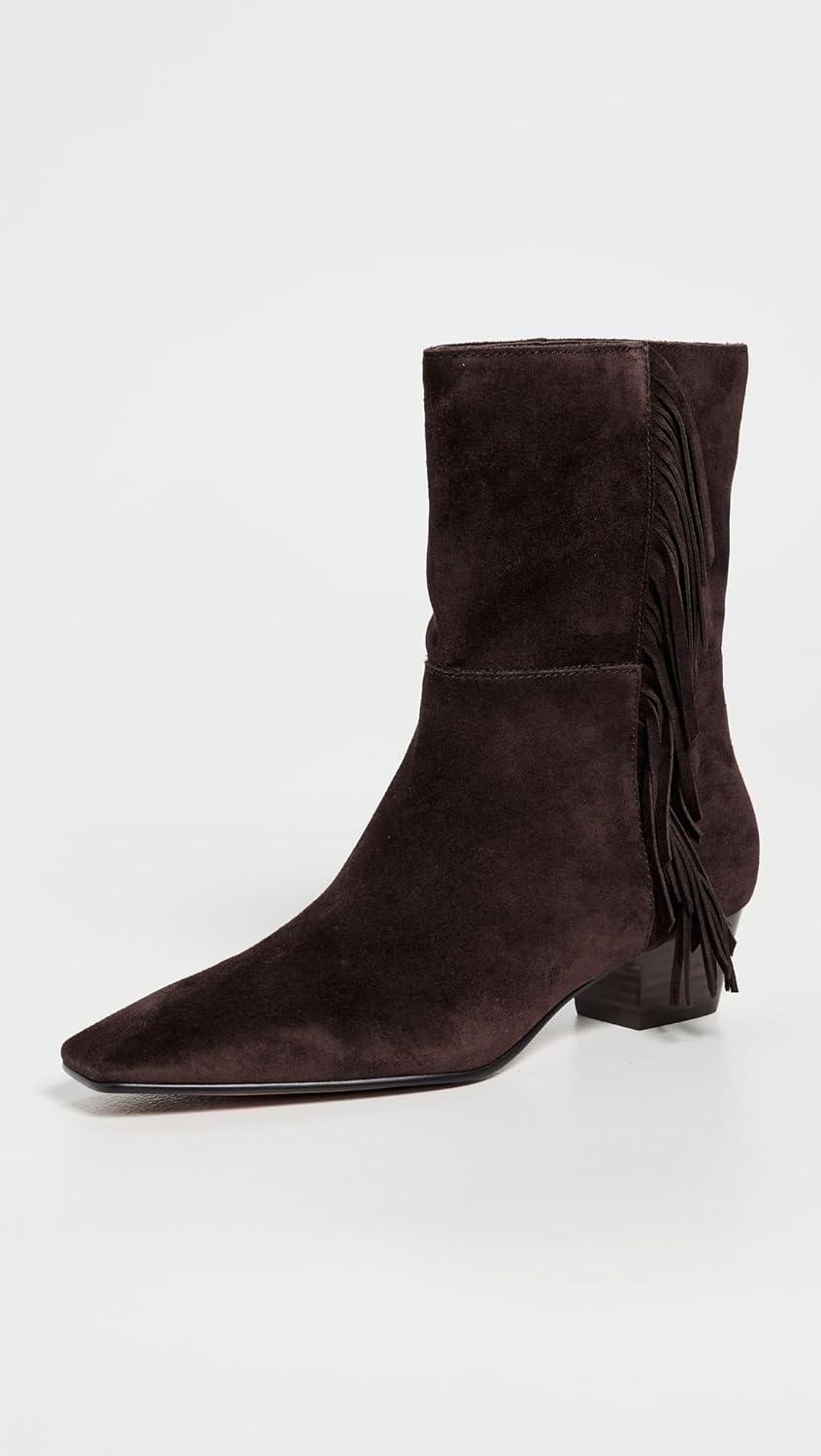 Madewell Women's The Lexie Fringed Ankle Boots in Suede