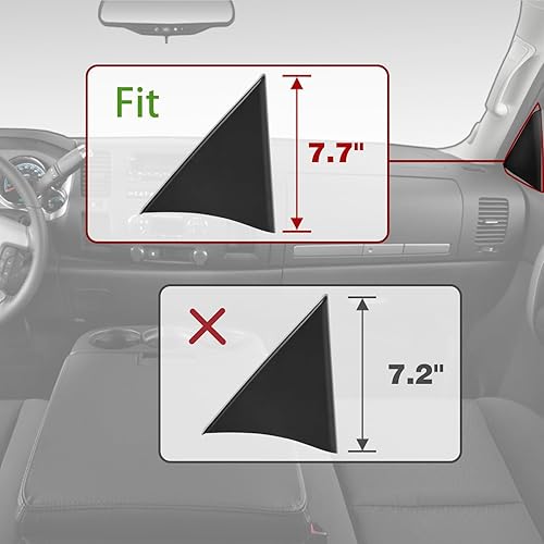 Miniatura 10 de Repuesto para panel de moldura superior de puerta delantera lado izquierdo del conductor 2007-2013 Chevrolet Silverado GMC Sierra Yukon 25857289