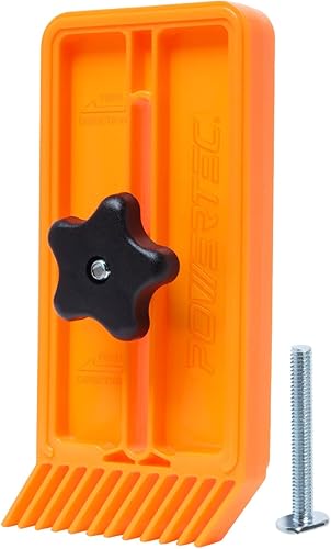 Miniatura 11 de POWERTEC Medidor de profundidad universal 5 en 1 para medir ángulos de cincel, puntos de perforación y ajuste de broca, alturas de hoja de sierra