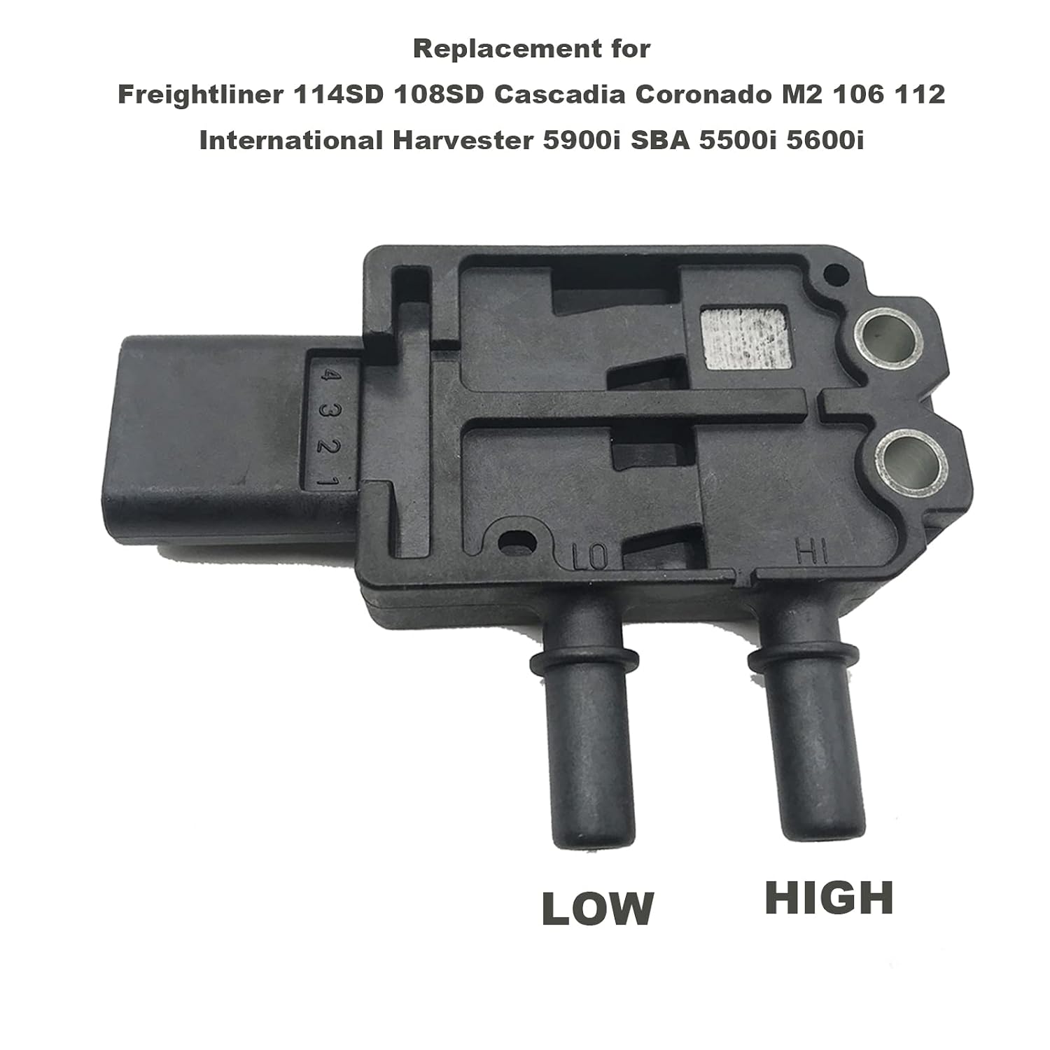 2871960 Diesel Particulate Filter DPF Pressure Sensors 904-7127 Fits Cummins ISB ISX & ISL Diesel Exhaust Gas Differential Pressure Sensor