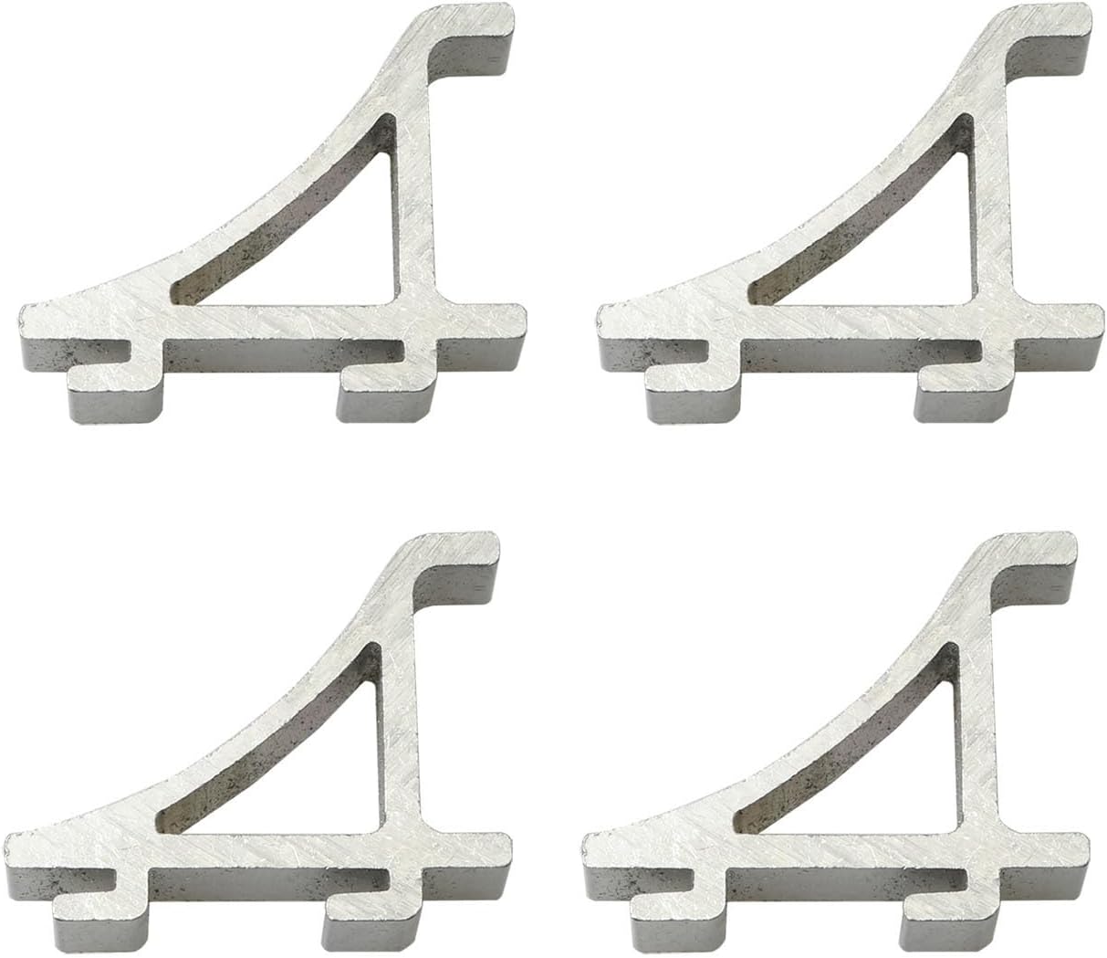4pcs Freezer Shelf Clip Aluminum Refrigerator Clip Fridge Cooler Shelf Support Home Supplies