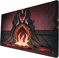Vista 37 de Tapete de juego de cartas coleccionables AI Painting – Tapete de juego MTG con zonas, 24 x 14 pulgadas, tapete de juego MTG de alta calidad – El