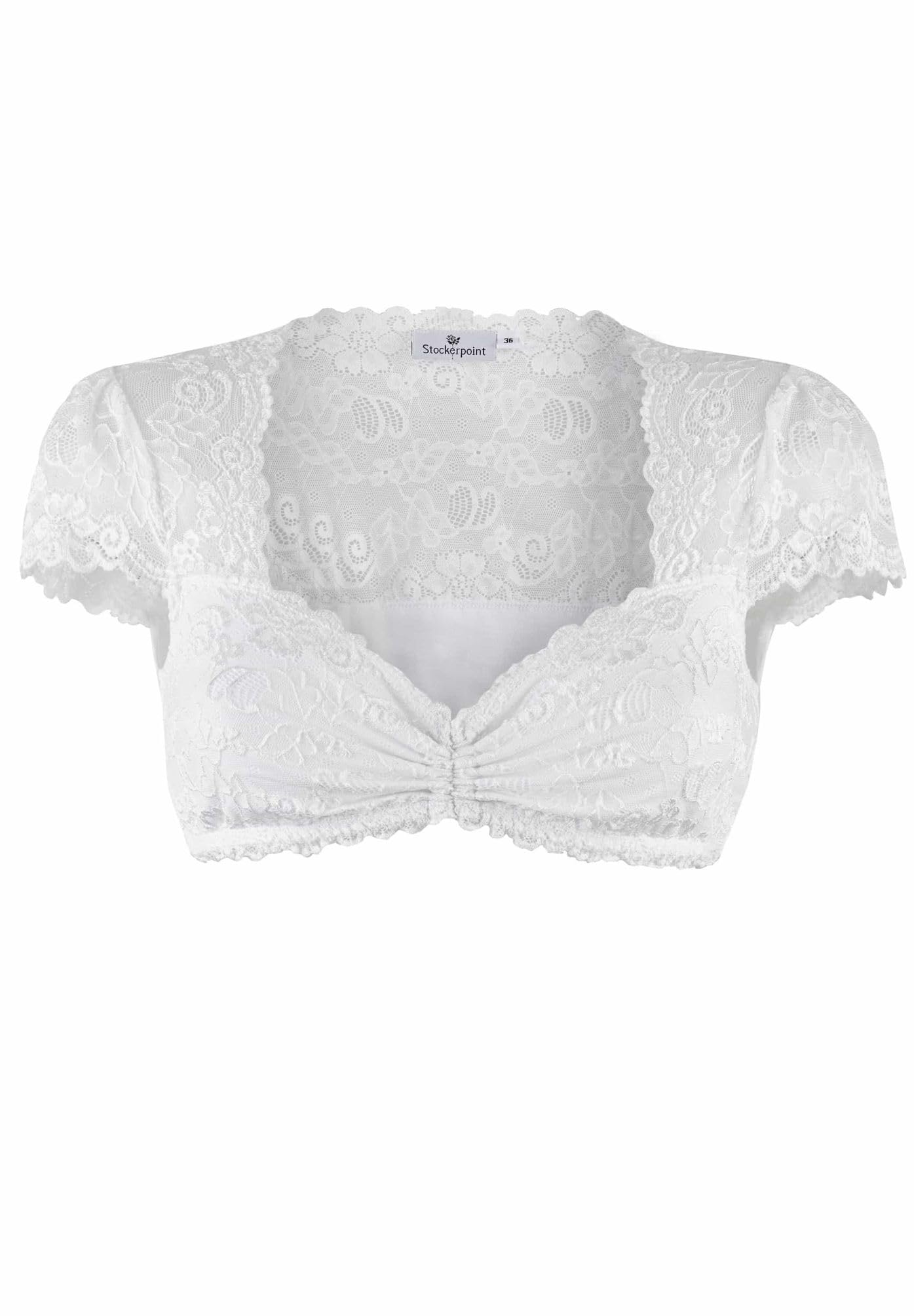Stockerpoint Women's Jasmin Blouse, Weiß, 42