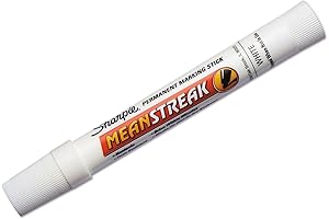 85018 Mean Streak Marking Stick, Broad Tip, White