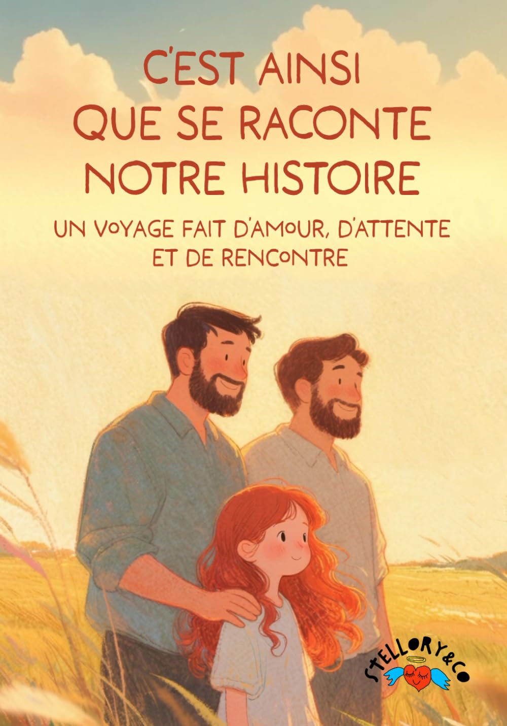C’est ainsi que se raconte notre histoire: Un voyage fait d’amour, d’attente et de rencontre. (Así es nuestra historia: Un viaje de amor, espera y encuentro.)