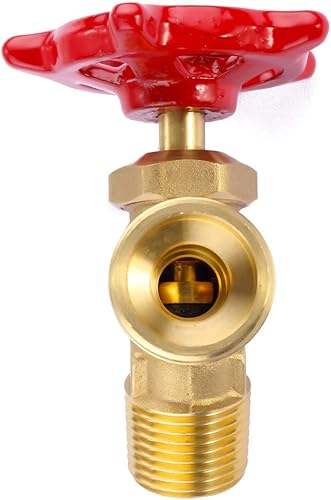 Miniatura 7 de Manguera de válvula de parada de codo de 65 grados para patio trasero de latón macizo Bibb Soldadura NPT rosca macho de 34 pulgadas a MHT 34