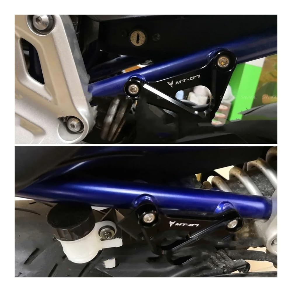 Fussrasten Sozius Motorrad Hinten Fußstütze Für MT-07 FZ-07 FZ MT 07 2014-2022 Fuß Peg Pedal Fußrasten Peg Zubehör