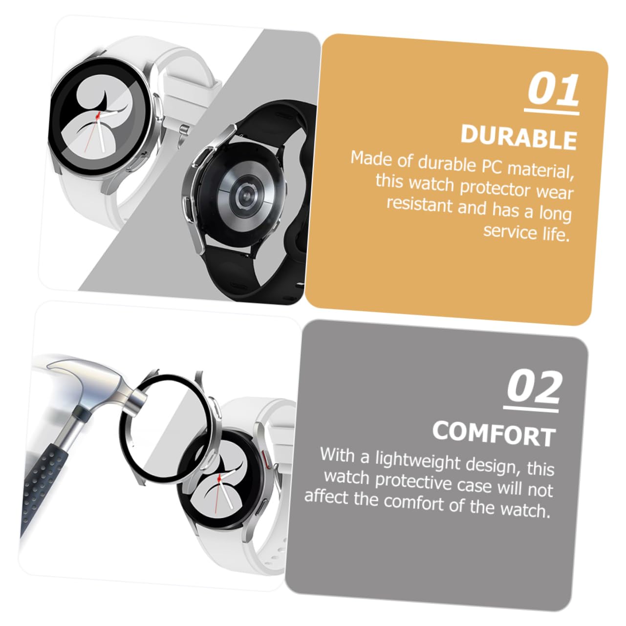BESTonZON 10pièces Coque De Écran Résistante Aux Rayures pour Watch Housse Complète