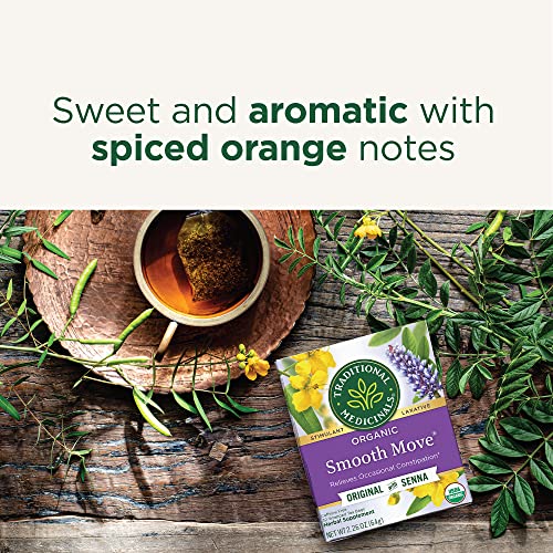 Traditional Medicinals Tea, Organic Smooth Move, Relieves Occasional Constipation, Senna, 32 Tea Bags - Image 5
