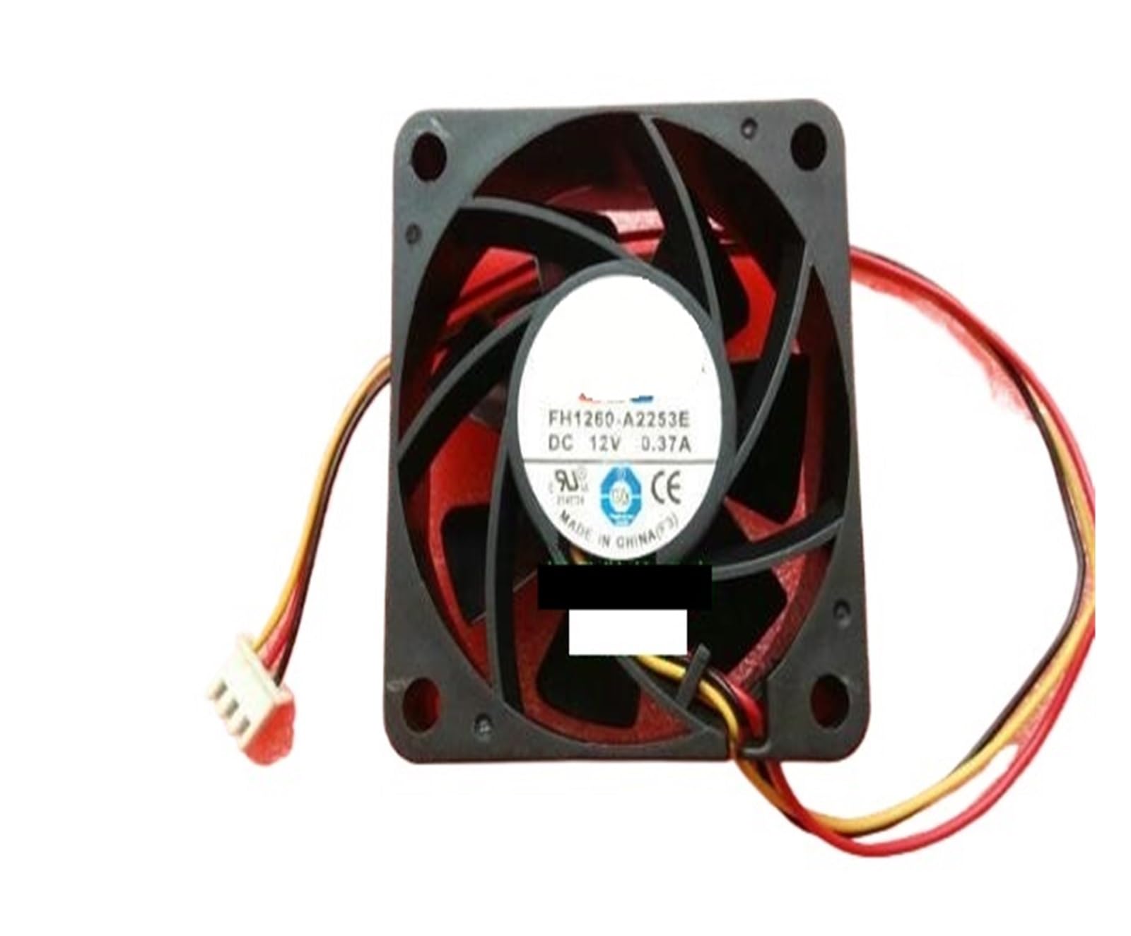 GJEXXPTST FH1260-A2253E DC12V 0.37A 60 * 25mm 6CM 3 Wire Fan