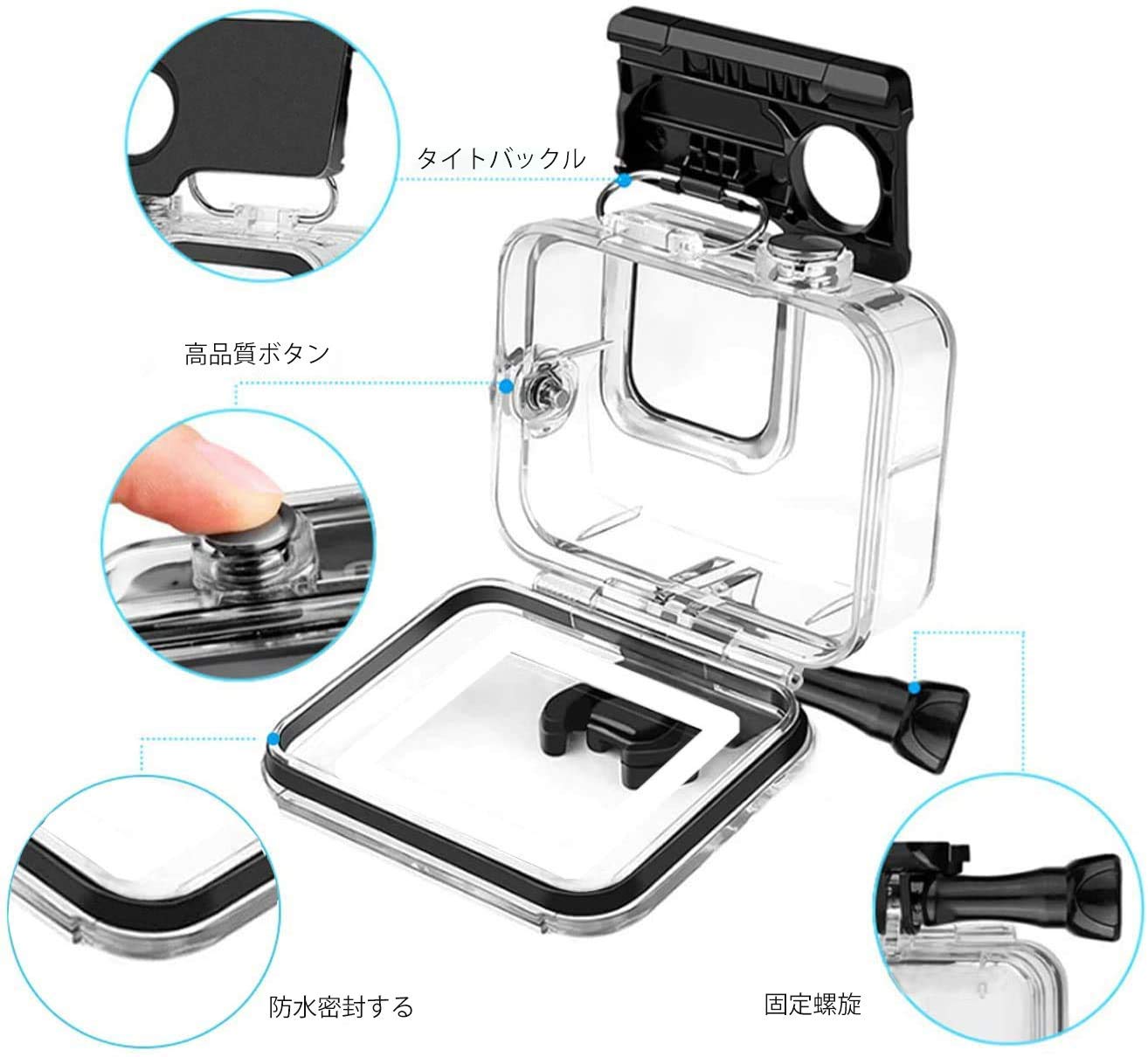 Amazon | F1TP For Gopro 12/ Gopro 9 /Gopro 10/Gopro11 Black用の 