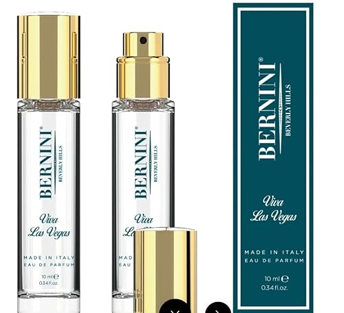 BERNINI Fragancia VIVA LAS VEGAS Colección Celebrity 0.3 fl oz MADE IN ITALY