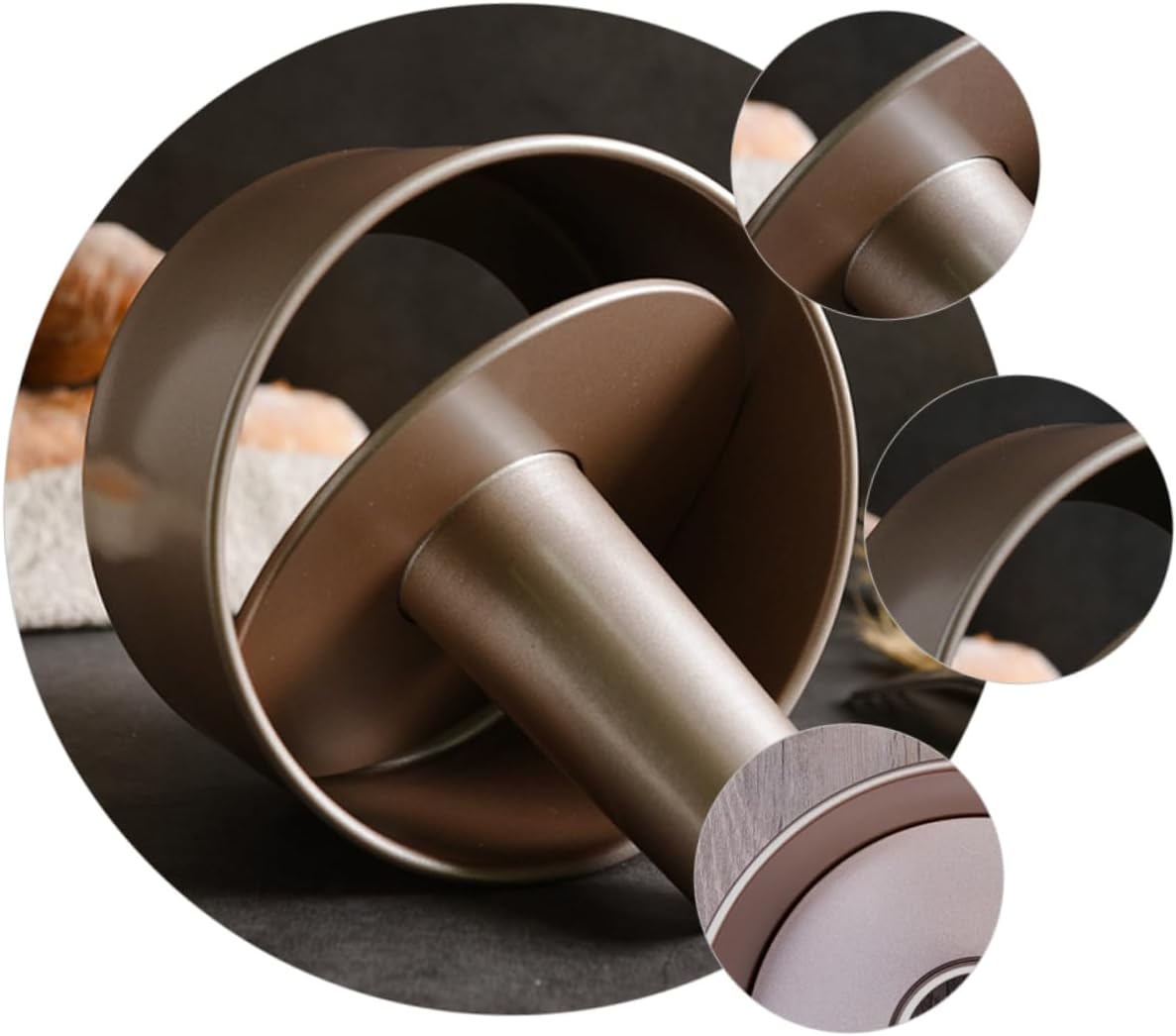 Bake Pan Cake Rings for Baking Non-stick Cake Baking Live Bottom Design Easy to Clean Oven Safe