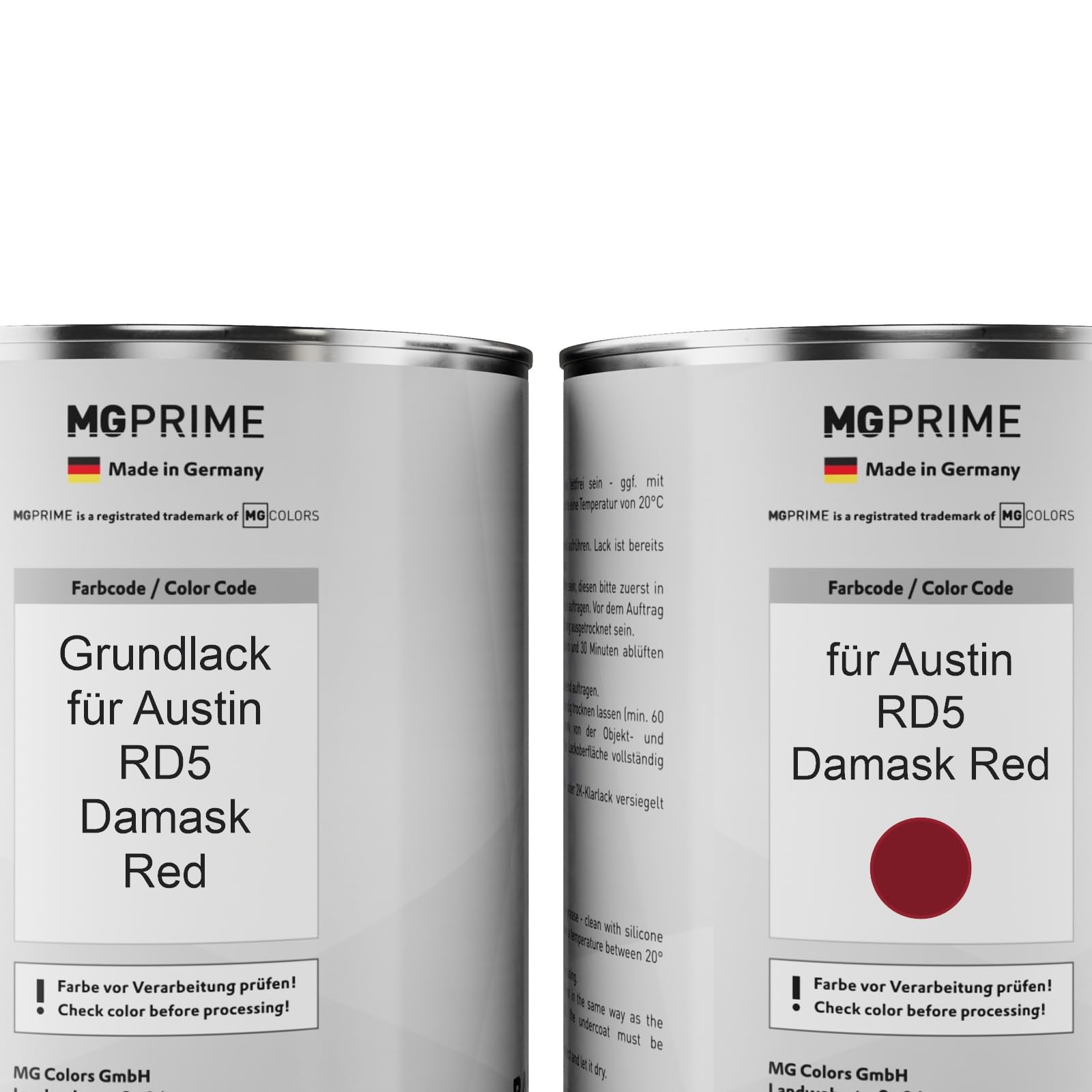 MG PRIME Lakier samochodowy w puszkach do Austin RD5 Damask Red 3,5L