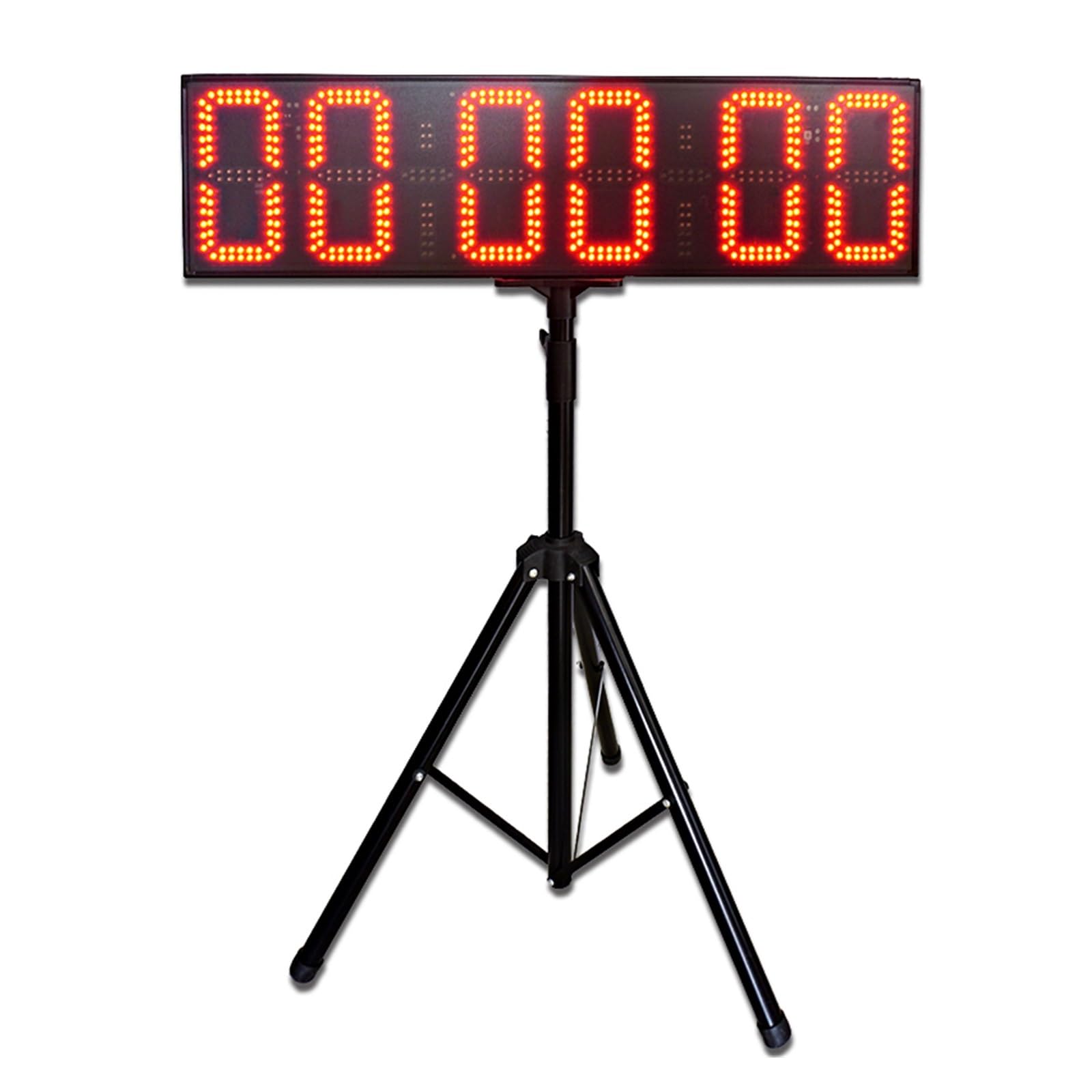 CVFRDD LED Countdown Clock, 8'' LED Countdown/Marathon Timer For Sporting Running Race Event (HST6-8R)(Scoreboard and Tripod)