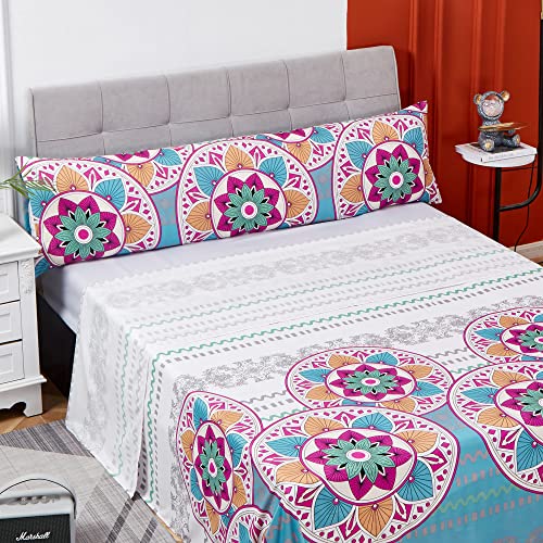 Dalina Textil - Juego Sábana Cama 135- Juego de Sábanas Estampada para Cama 3 Piezas, Bajera Ajustable 135x190, Encimera 210x260, 1 Funda Almohada 45x150