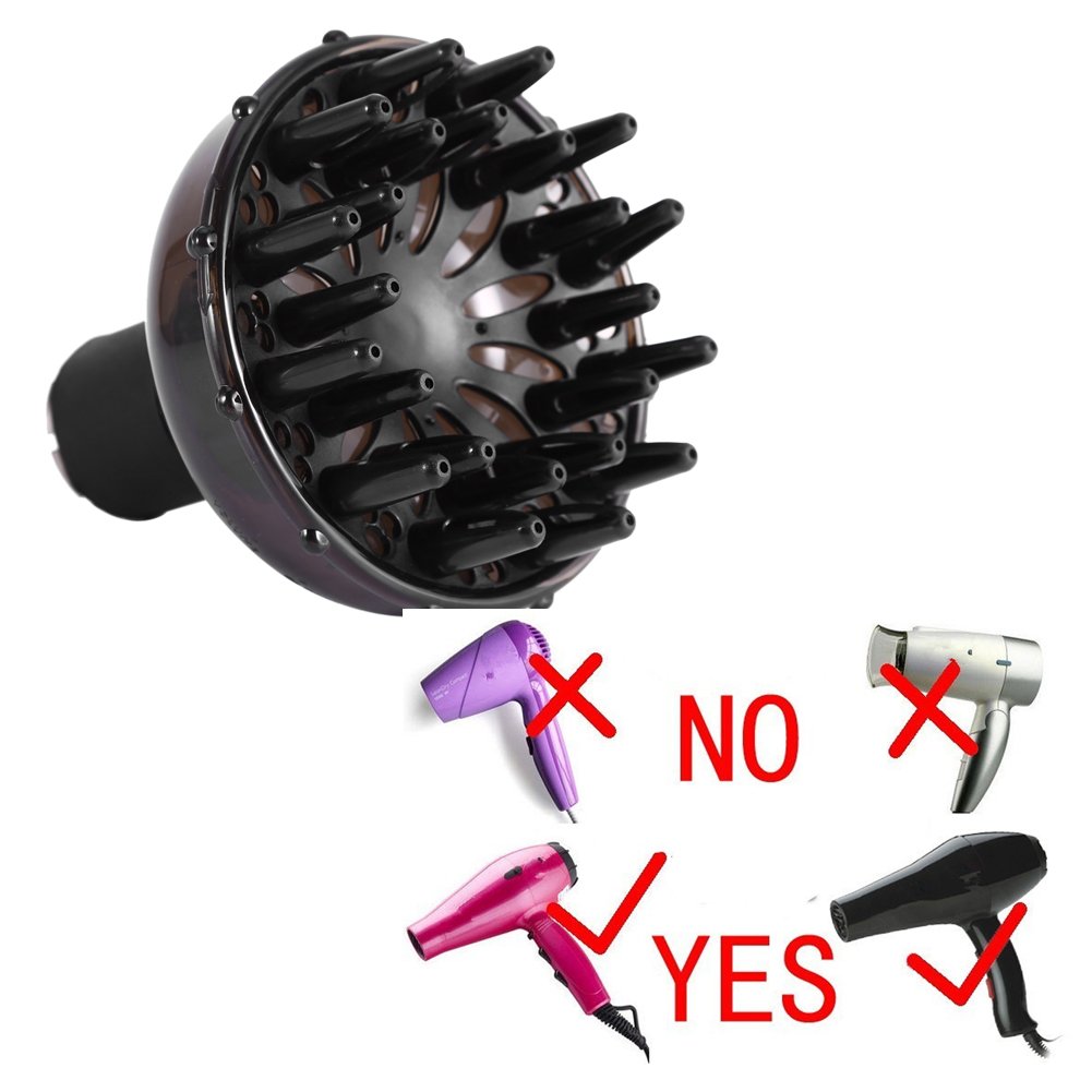 Universal Hair Dryer,Diffuser Cover Salon Home Hairdressing Tool Hair Dryer Diffuser Attachment for Curly Wavy Hair Blow Dryer Diffuser