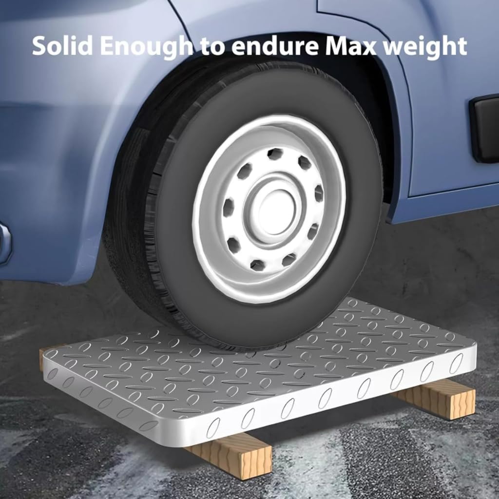 Carro de Plataforma Resistente Coolpleasant, Plataforma de Acero con Capacidad de 100 kg a 800 kg, Carretilla Manual Plegable versátil para Carga y Almacenamiento (tamaño: 60 x 40 cm)