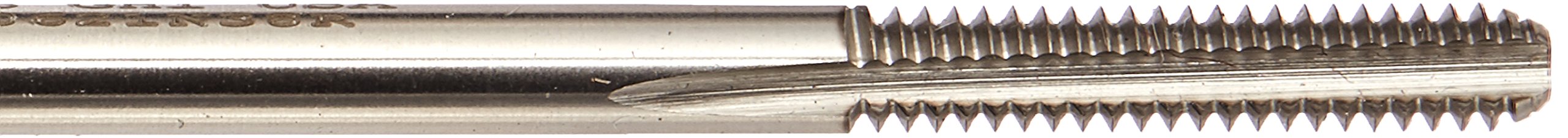 Kodiak Cutting Tools KCT200781 USA Made Hand Tap, Bottom Style, H1 Limit, 3 Flute, Ground Threads, High Speed Steel, 6-32 Size