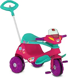 Triciclo Velobaby G2 Passeio & Pedal (Rosa) Bandeirante