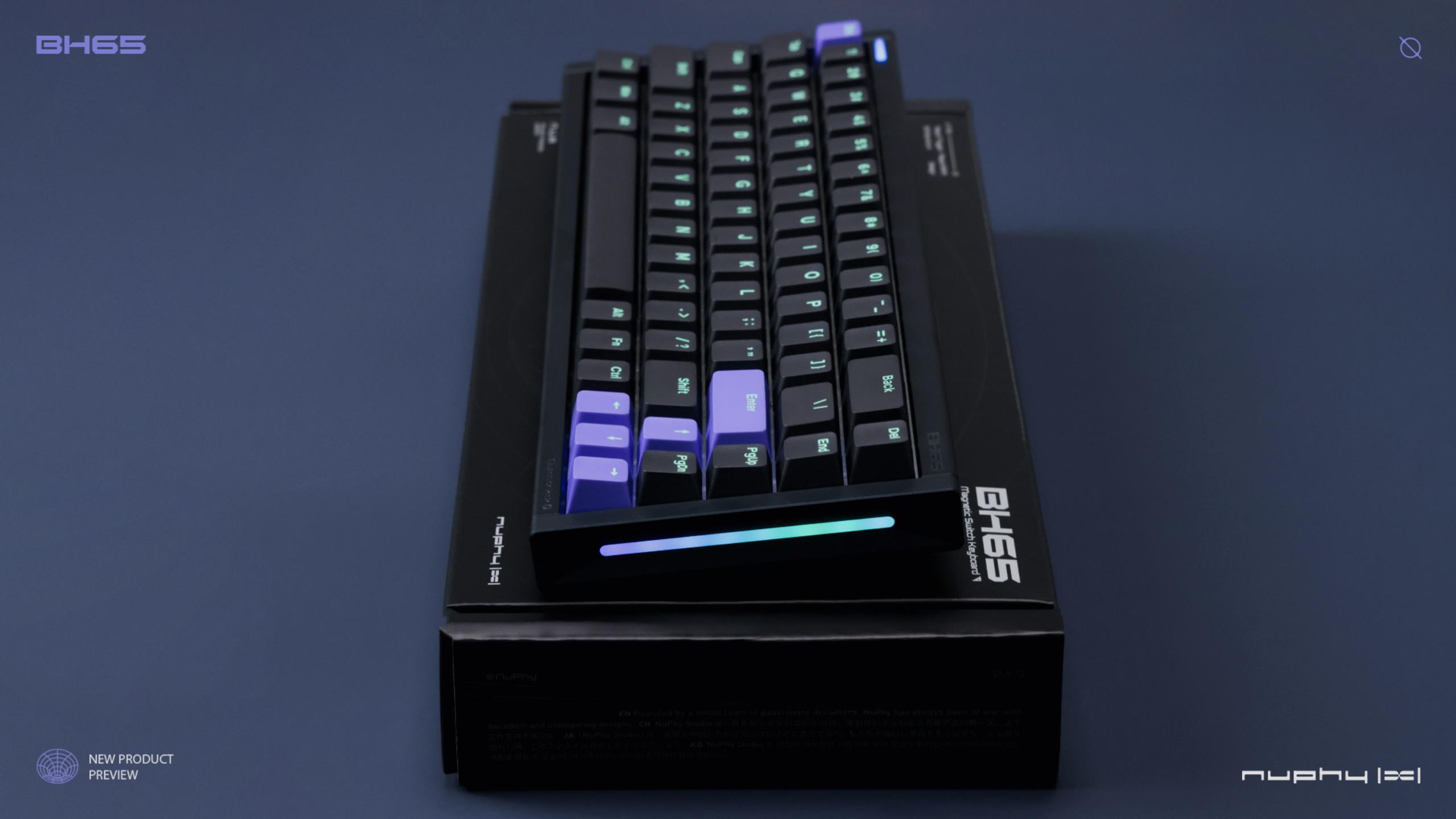 Amazon.co.jp: NuPhyX BH65 ゲーミングキーボード 65% 配列 68キー