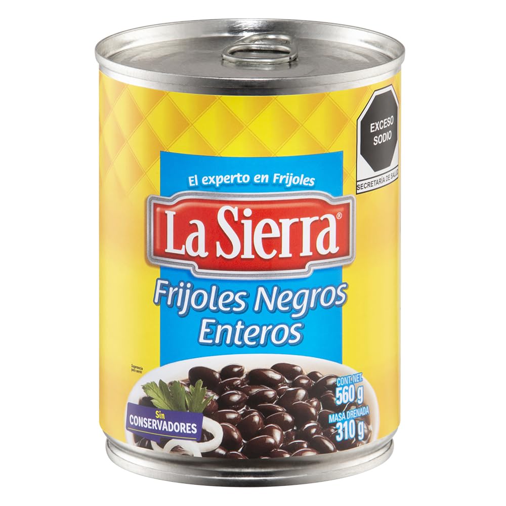 Frijol Entero Negro 12/560g La Sierra