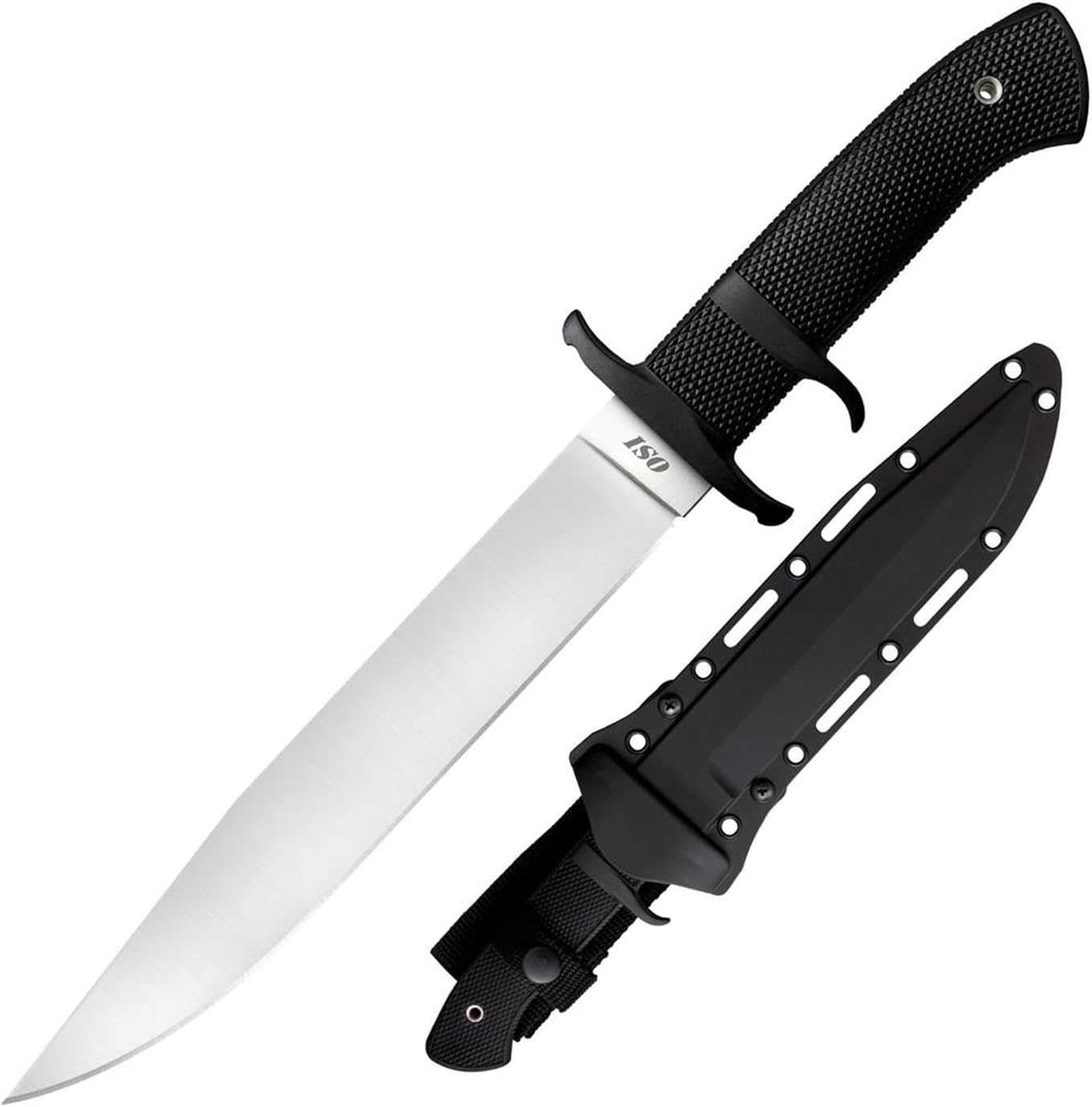 Cold Steel OSI 8.25" Japanese AUS8A Clip Point Blade 5.125" Kray-Ex Handle Tactical Outdoor Hunting Fixed Blade Knife w/Secure-Ex Sheath